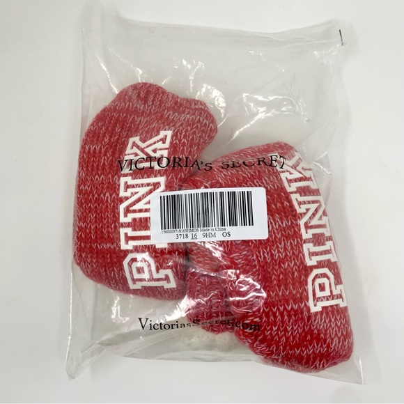 🔥NWT VS PINK Sherpa Lined Ankle Socks - Picture 2 of 8